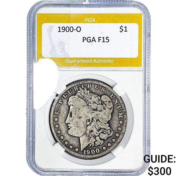 1900-O Morgan Silver Dollar PGA F15