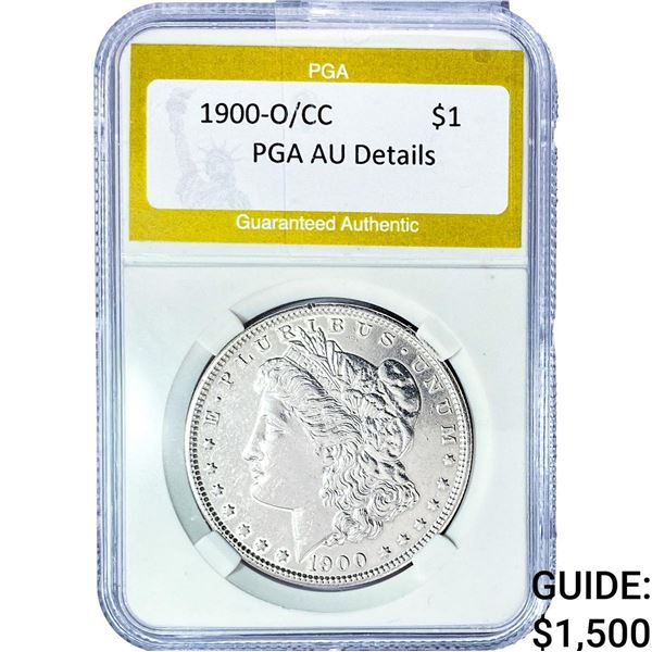 1900-CC Morgan Silver Dollar PGA AU Details