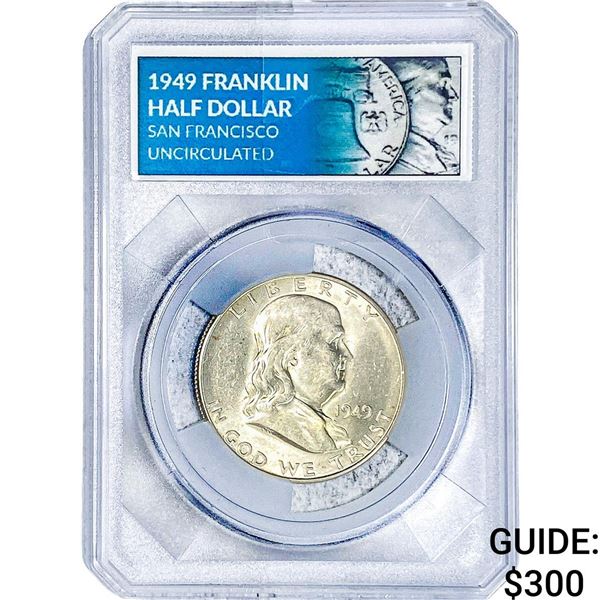 1949 Franklin Half Dollar   San Francisco Uncirculated