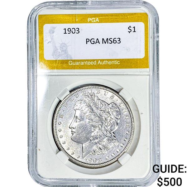 1903 Morgan Silver Dollar PGA MS63