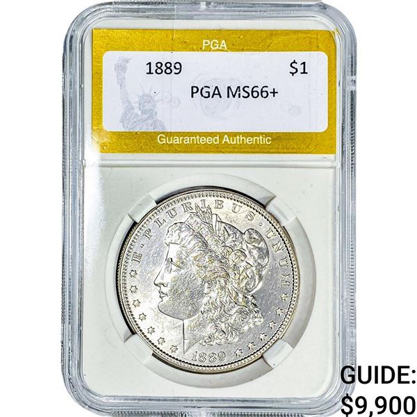 1889 Morgan Silver Dollar PGA MS66+