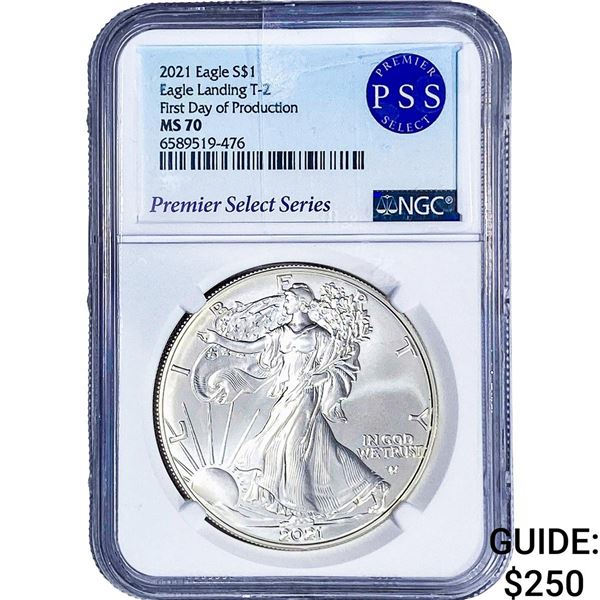 2021 Silver Eagle NGC MS70 PSS