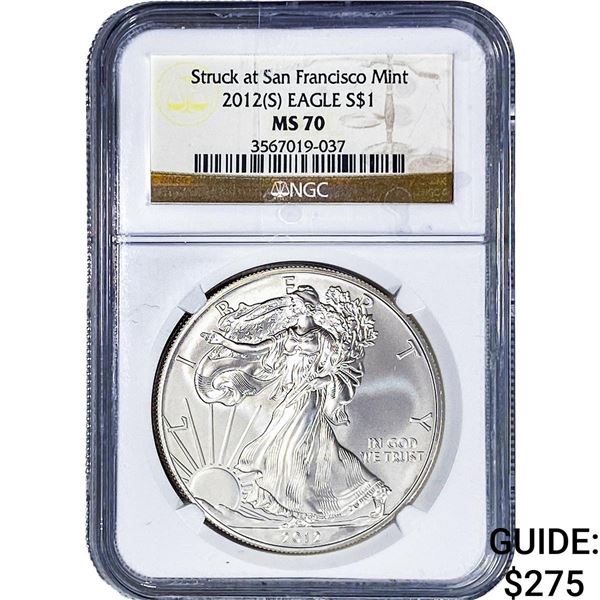 2021[S] Silver Eagle NGC MS70