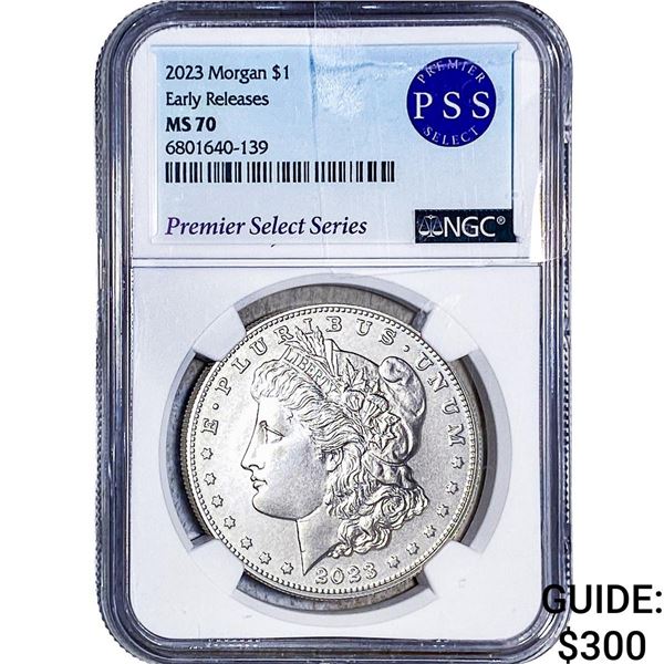 2023 Morgan Silver Dollar NGC MS70 PSS