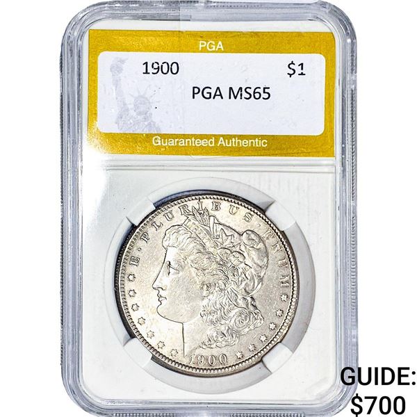1900 Morgan Silver Dollar PGA MS65