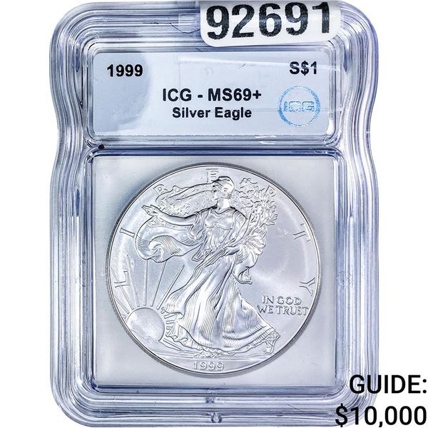 1999 Silver Eagle ICG MS69+