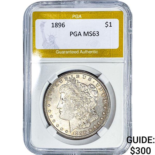 1896 Morgan Silver Dollar PGA MS63