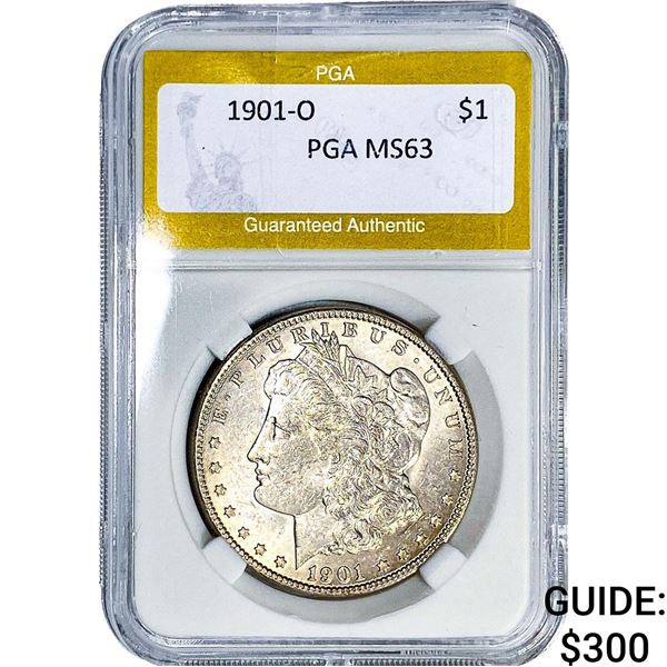1901-O Morgan Silver Dollar PGA MS63