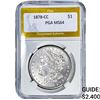 Image 1 : 1878-CC Morgan Silver Dollar PGA MS64