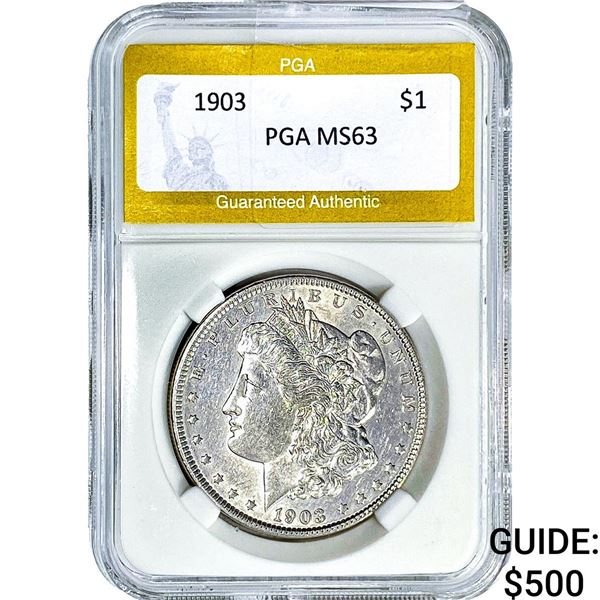 1903 Morgan Silver Dollar PGA MS63