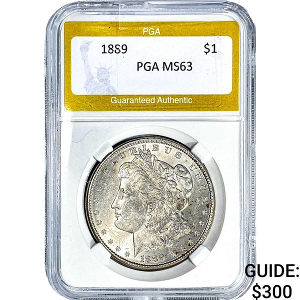 1889 Morgan Silver Dollar PGA MS63