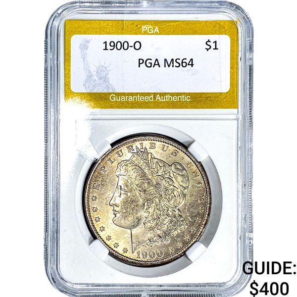 1900-O Morgan Silver Dollar PGA MS64