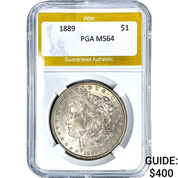 1889 Morgan Silver Dollar PGA MS64