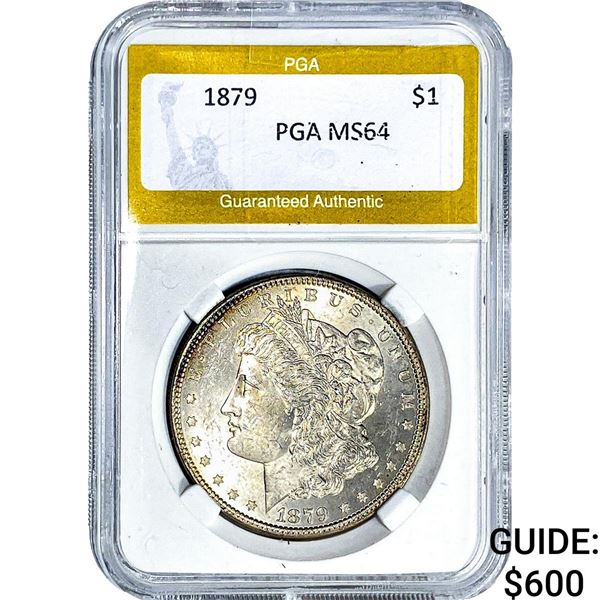 1879 Morgan Silver Dollar PGA MS64