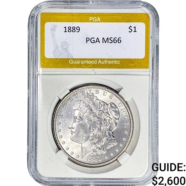 1889 Morgan Silver Dollar PGA MS66
