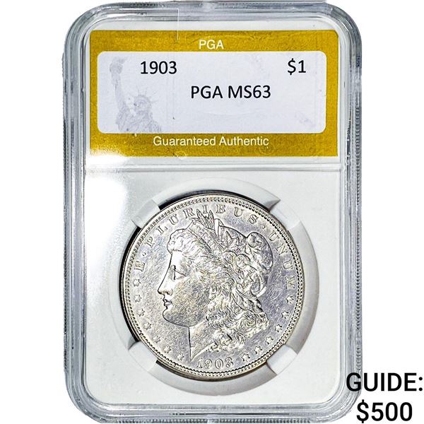 1903 Morgan Silver Dollar PGA MS63