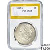 Image 1 : 1887-S Morgan Silver Dollar PGA MS63