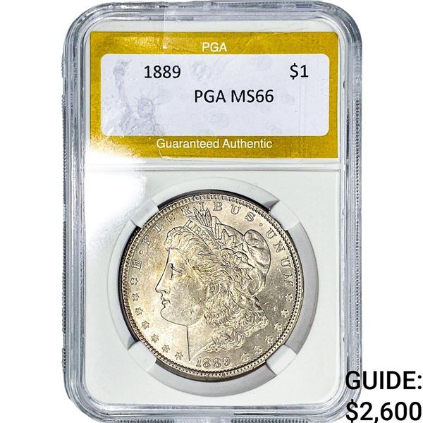 1889 Morgan Silver Dollar PGA MS66