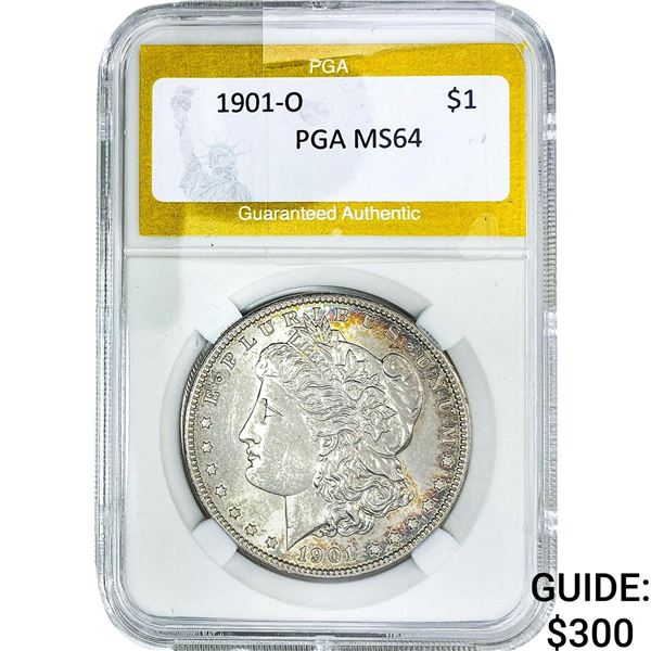 1901-O Morgan Silver Dollar PGA MS64