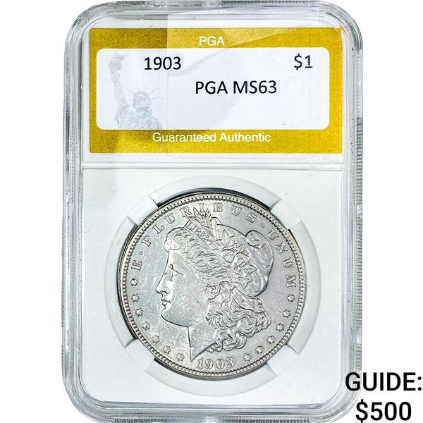 1903 Morgan Silver Dollar PGA MS63