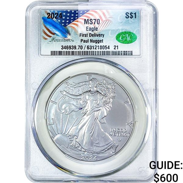 2024 Silver Eagle CAC MS70