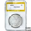 Image 1 : 1898-S Morgan Silver Dollar PGA MS64