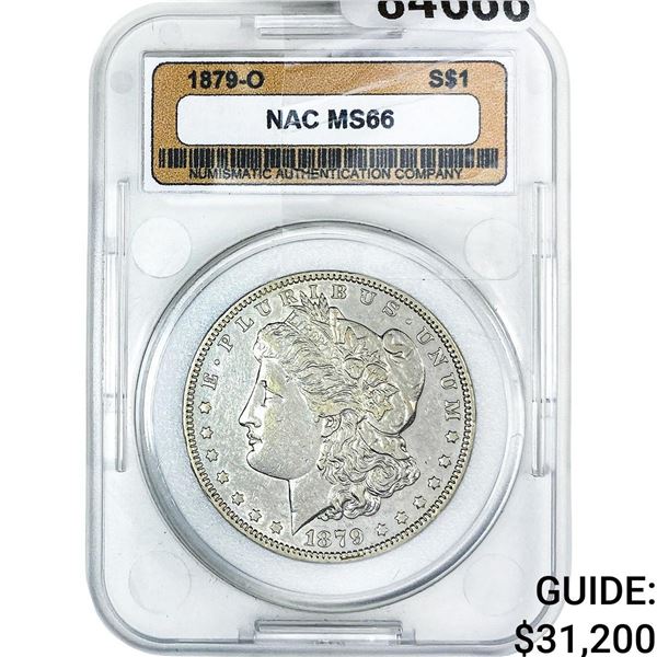 1879-O Morgan Silver Dollar PGA MS66