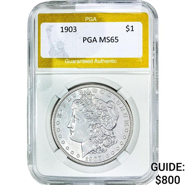 1903 Morgan Silver Dollar PGA MS65