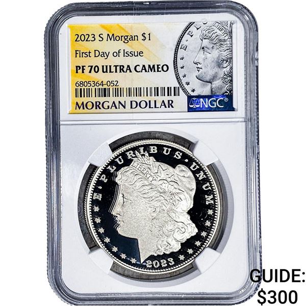 2023-S Morgan Silver Dollar NGC PF70 Ultra Cameo