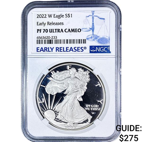 2022-W Silver Eagle NGC PF70 Ultra Cameo