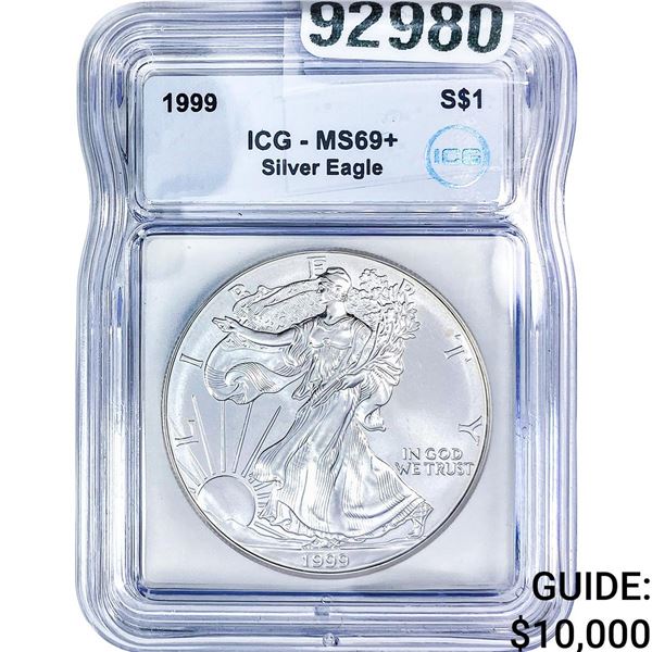 1999 Silver Eagle ICG MS69+