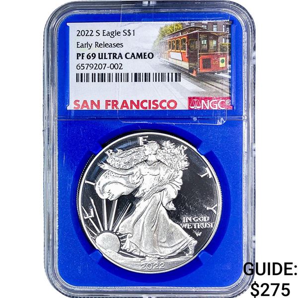 2022-S Silver Eagle NGC PF69 Ultra Cameo