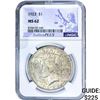 Image 1 : 1923 Silver Peace Dollar NGC MS62