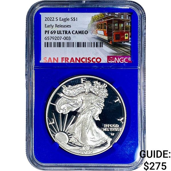 2022-S Silver Eagle NGC PR69 Ultra Cameo