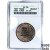Image 1 : 1837  ANACS AU58 Hard Times Token HT-34