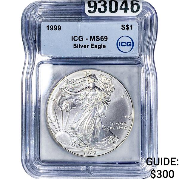 1999 Silver Eagle ICG MS69