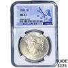 Image 1 : 1923 Silver Peace Dollar NGC MS61