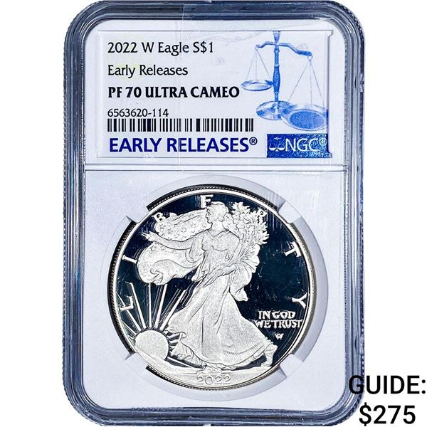 2022-W Silver Eagle NGC PF70 Ultra Cameo