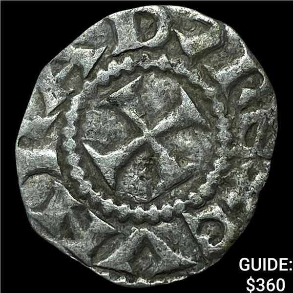 1139-1339 AD Italian States Genoa BI Denarius