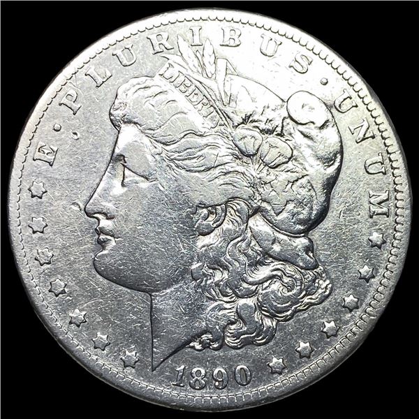1890-CC Silver Morgan Dollar LIGHTLY CIRCULATED