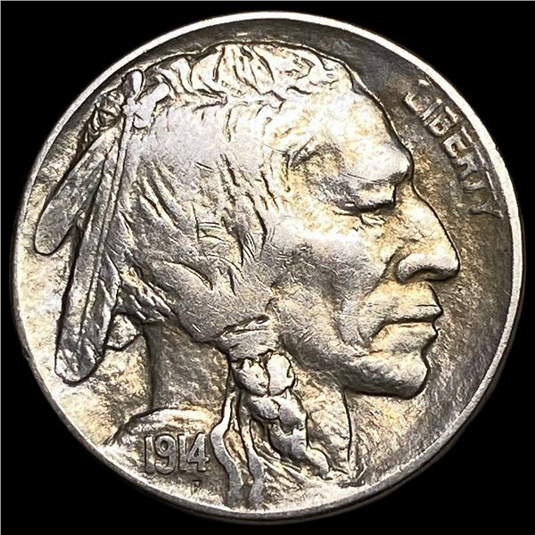 1914-D Buffalo Nickel NEARLY UNCIRCULATED