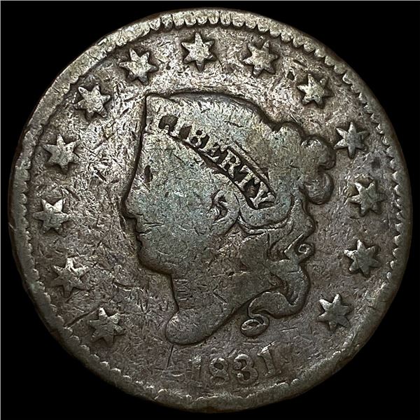 1831 Coronet Head Large Cent NICELY CIRCULATED