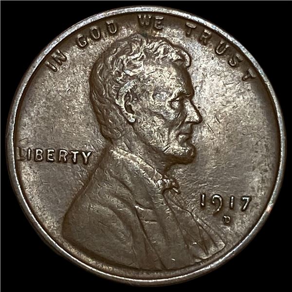 1917-D Lincoln Wheat Cent CLOSELY UNCIRCULATED