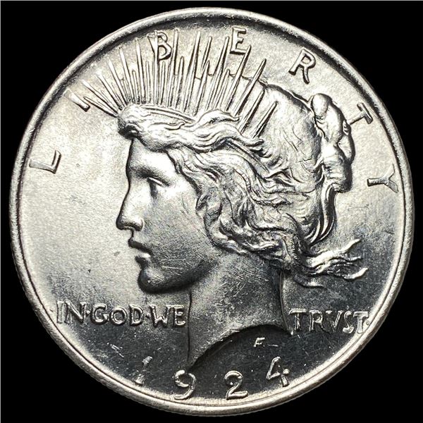 1924 Silver Peace Dollar CHOICE BU
