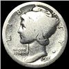 Image 1 : 1916-D Silver Mercury Dime NICELY CIRCULATED