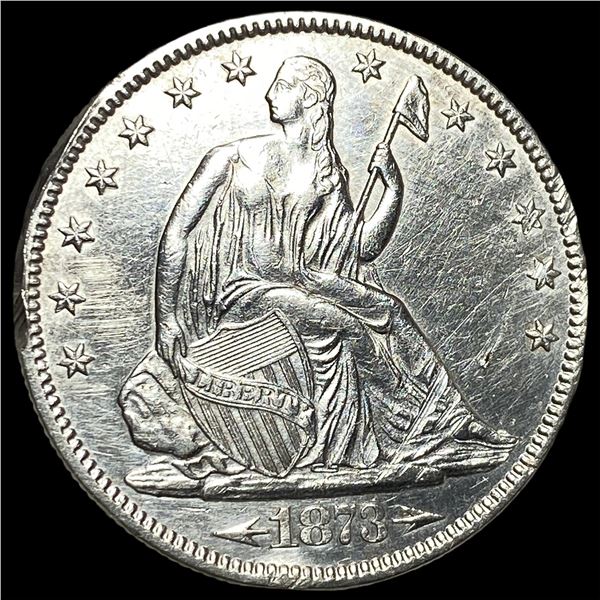 1873 Arrows Seated Liberty Half Dollar UNCIRCULATED