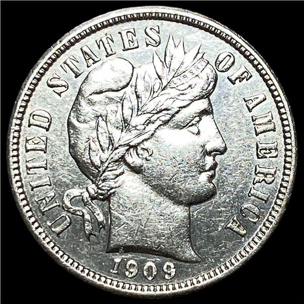 1909 Silver Barber Dime UNCIRCULATED