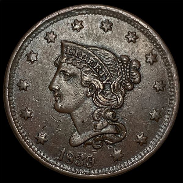 1839 Braided Hair Large Cent UNCIRCULATED