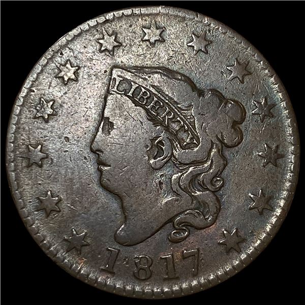 1817 Coronet Head Large Cent GEM PROOF
