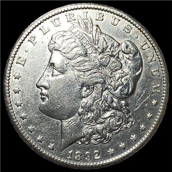 1892-CC Morgan Silver Dollar CHOICE AU
